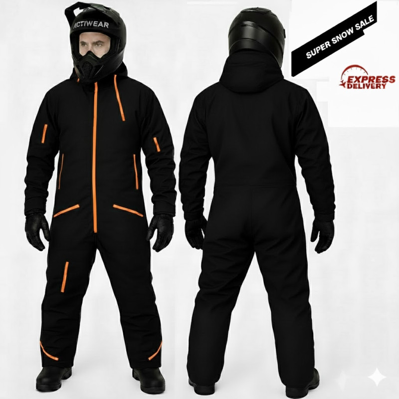 STYLE EVOLUTION　サーモスーツ Evolution Base black Orange overall Snowusuit